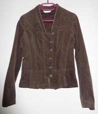 Veste velours marron promod - marron.,