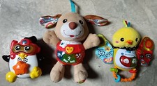 VTECH Lot de 3 jouets: Gédéon Natation + Chant'Toutou + Hochet Piou-Piou C71