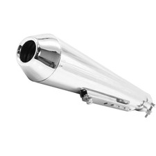 (Blanc)Tuyau 'échappement De Moto Tuyau De Silencieux Universel Pour