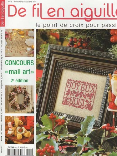 Fil aiguille 46 point - aiguille, n°46