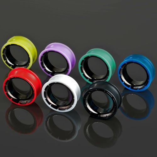 26mm silicone acier noir - 8-26mm,
