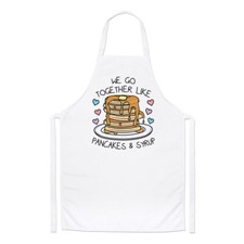 We Go Together Comme Pancakes & Sirop Chef Tablier Drôle Saint Valentin Cuisine