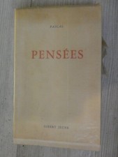 livre PENSEES de PASCAL ed