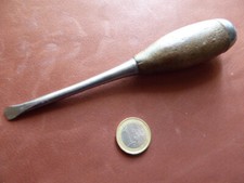 Tournevis ancien manche bois - 1,