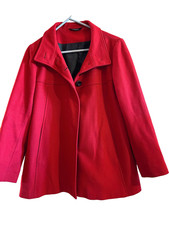 CAROLL veste lainage rouge