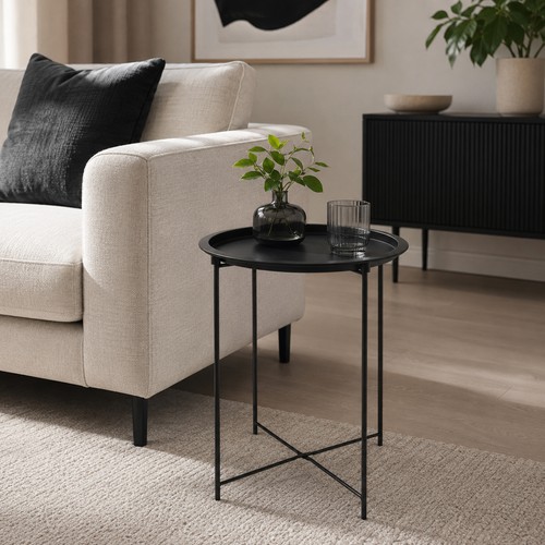 Table appoint métal - table, en