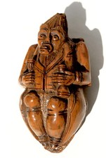 "Grognard" Tabatière Corozo 19ème