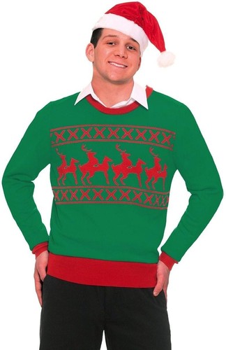 Moche noël humping renne - renne, pull