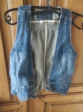 Gilet sans manches denim Cache Cache T2