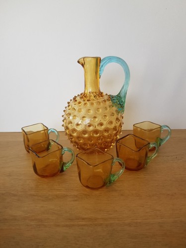 Lot carafon picots - picots, verres