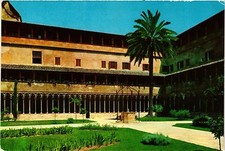 CPA Espagne-Mallorca-Palma-Cloitre de Saint Francois avec son Palmier (323106)