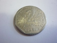 France pièce 2 francs 1981
