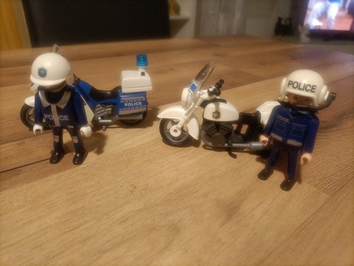 Playmobil motos police - ,,