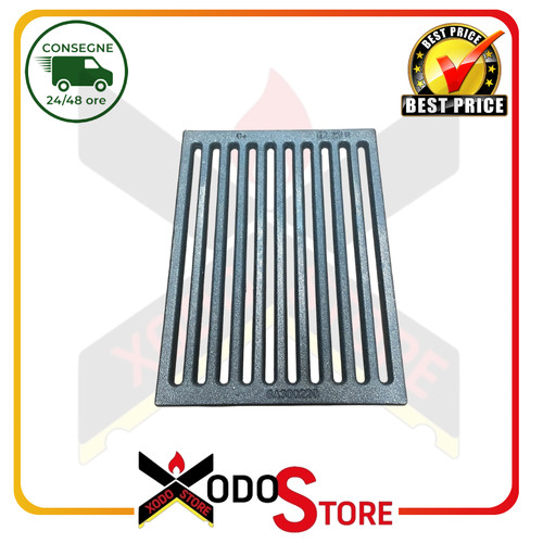 Grille fonte noire - grille, en