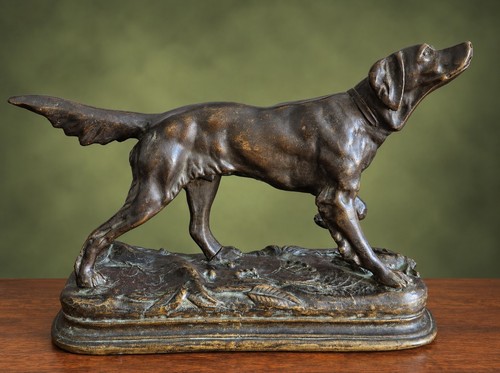 Grand bronze animalier - , ancien