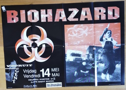 Biohazard affiche concert - affiche,