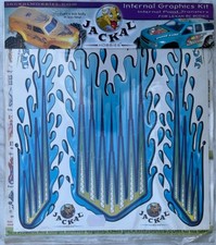 JACKAL autocollant voiture RC 1/10 - 1/8 (Tamiya/Kyosho/Traxxas) 