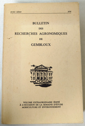 Agrono semaine etude - semaine,