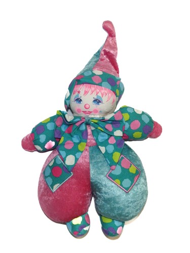 Poupée doudou clown pierrot