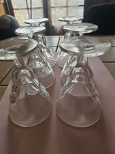 6 Verre A Pieds Vintage Art De