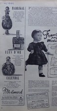 §* page poupées MODES ET TRAVAUX 11/1952 Françoise