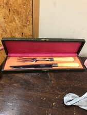 Coffret Service A Viande Appolonox Manche Corne Couteau Fourchette Viande