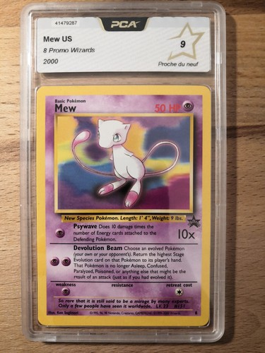 Carte pokémon mew - mew, en