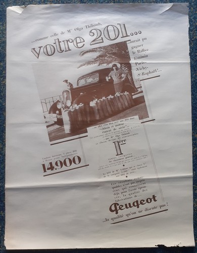 Affiche votre peugeot - votre,