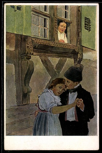 Carte postale artiste - carte, d'artiste