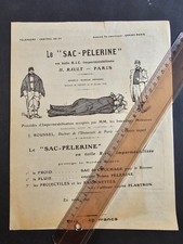 Guerre 1914-1918 : Publicité Le sac Pelerine , H. Rault à PARIS