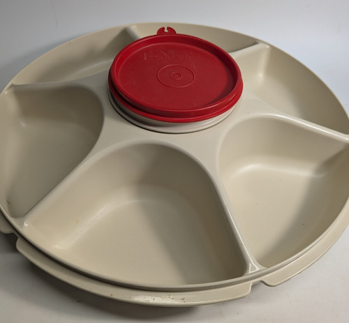 Tupperware vtg divided dip - vtg,