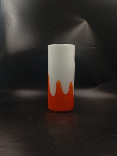 Vase rouleau opaline verre - rouleau,