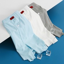 Caleçon homme en soie glacée avec motif taille moyenne pour un confort accru