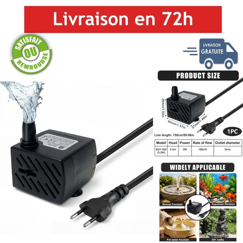 Pompe eau submersible 5w - eau, 3.5w