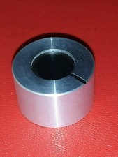 BOUTON POTENTIOMETRE ALU GRIS NOIR SCOTT 25 x 15 MM AXE 6  Cannelé DepE17h32/184