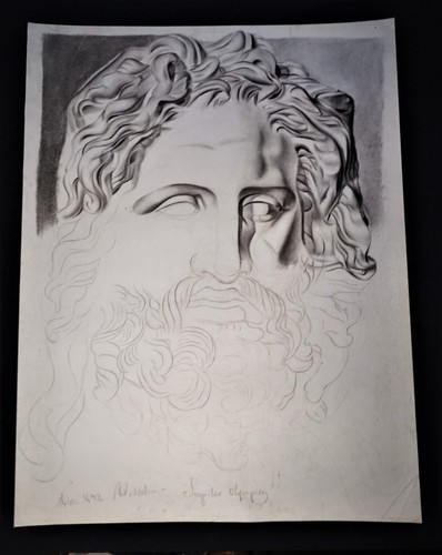 Grand dessin portrait homme - grand,