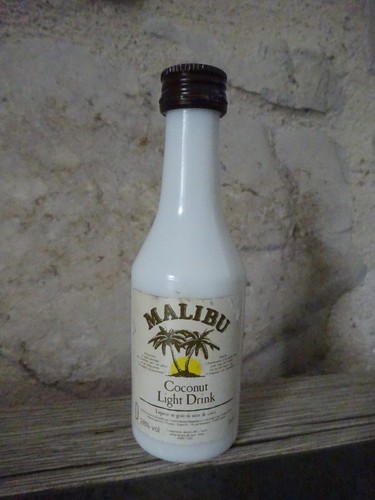 Mignonnette bouteille malibu - bouteille,