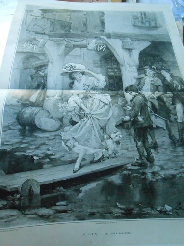 Gravure print 20èm outin - print,
