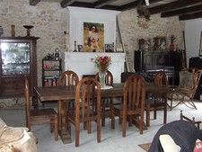 Chaise artisanale indienne en palissandre 