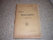 1898.manuel de droit public