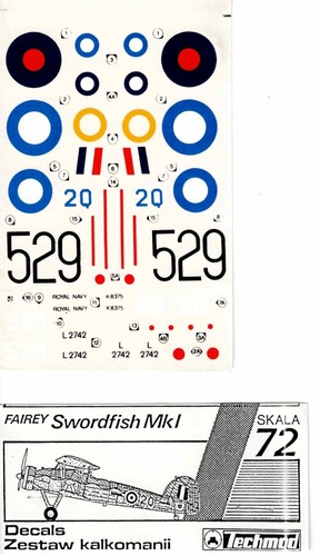 Techmod decals fairey - techmod, 1/72