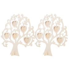 2 Ensembles Cadres photo en forme d'arbre d'amour bricolage