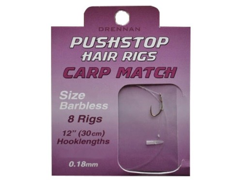 Drennan pushstop hair rigs - hair,