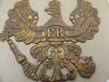 Plaque de casque à pointe Prussien