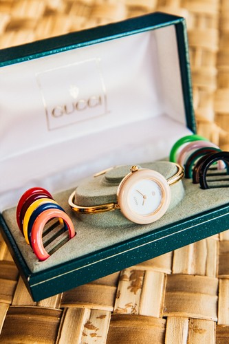 Montre gucci 2 lunettes - montre,