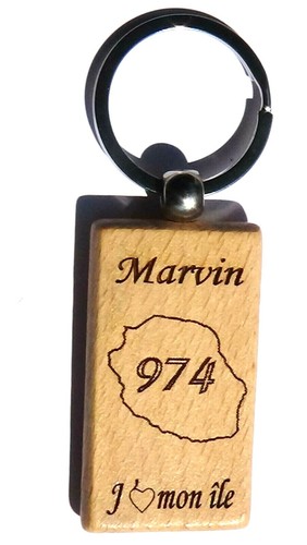Superbe porte clefs bois - superbe,
