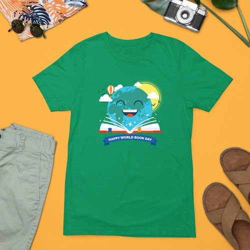 Shirt fête livre monde - t-shirt,