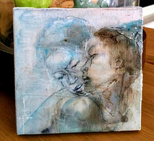 Aquarelle originale sur toile
