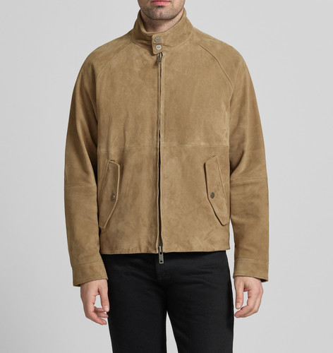 Veste cuir cafe - veste, racer