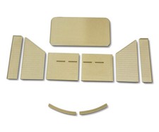 Habillage de foyer pour poêles à cheminée TT22 de Termatech plaques kit